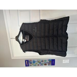 Venustas Black Quilted Heated Puffer Vest XL